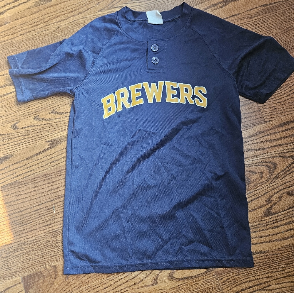 Navy Blue Brewers T-Shirt